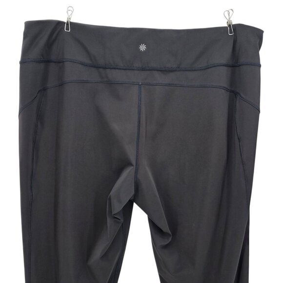 Athleta Womens 2X Pants Rainier Jogger Black Pull On Activewear Pockets Joggers - Picture 4 of 6